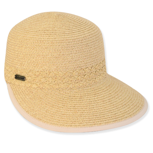 Sun 'N' Sand Molly Paper Braid Cap Hat - Natural