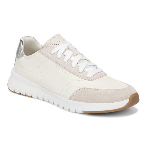 Women's Vionic Uptown Sneaker - Ivory/Silver