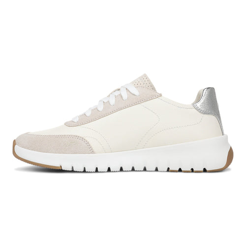 Women's Vionic Uptown Sneaker - Ivory/Silver