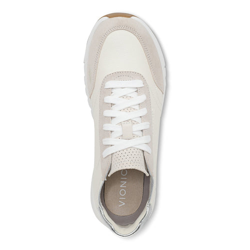 Women's Vionic Uptown Sneaker - Ivory/Silver