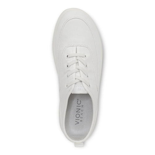 Women's Vionic Beach Cyan - White Canvas
