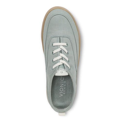 Women's Vionic Beach Cyan - Iceberg Green Canvas