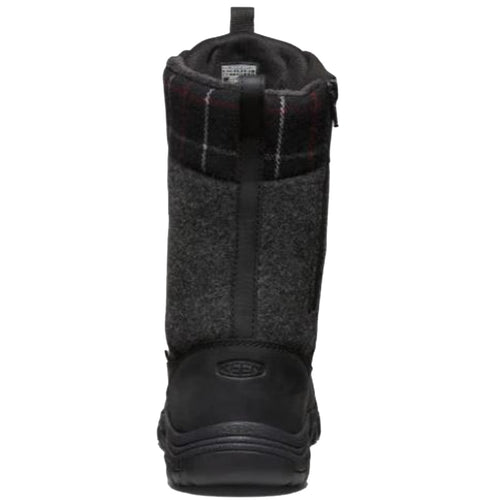 Women’s KEEN Greta Tall Boot Waterproof – Black/Black Plaid