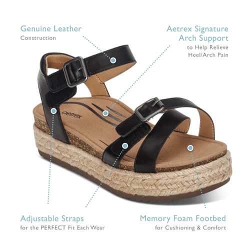 Women's Aetrex Paula - Black