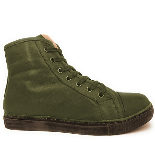 Women's Andrea Conti Fern Boot - Olive/Brandy