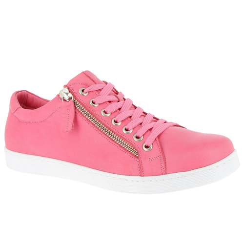 Women's Andrea Conti Low Zip Sneak - Koralle