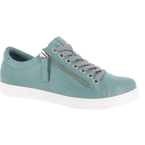 Women's Andrea Conti Low Zip Sneak - Petrol