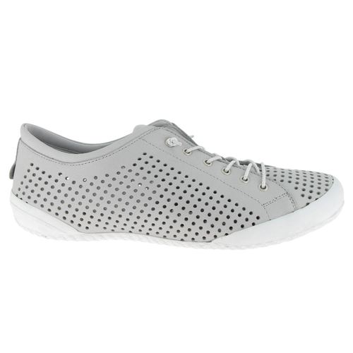 Women's Andrea Conti Sneaker Perf - Seidengrau