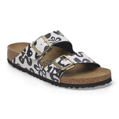Women's Birkenstock Arizona - Blooms White/Black