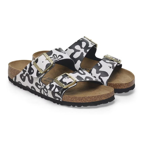 Women's Birkenstock Arizona - Blooms White/Black