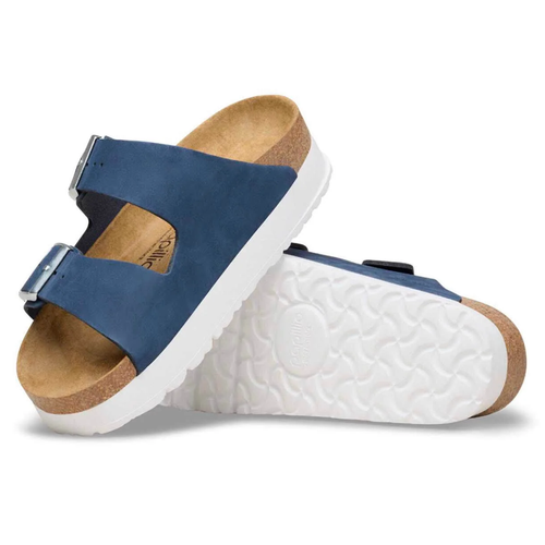 Women's Birkenstock Arizona Flex Platform - New Navy - Stan's Shoes Women's Birkenstock Arizona Flex Platform - New Navy - Stan's Shoes