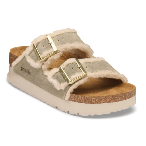 Women's Birkenstock Arizona Flex Platform - Teddy Edge