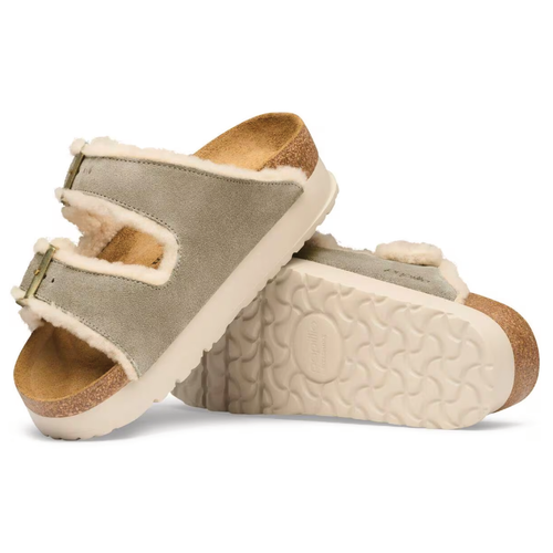 Women's Birkenstock Arizona Flex Platform - Teddy Edge