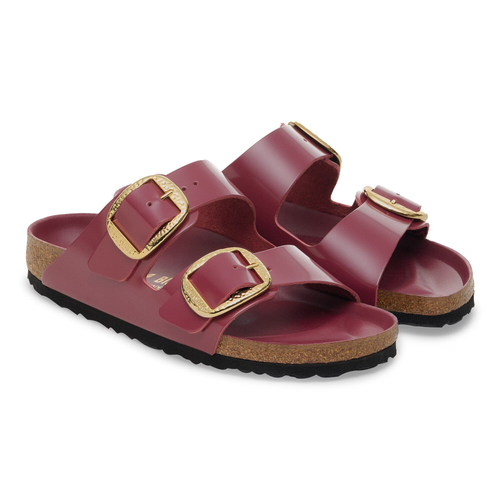 Women's Birkenstock Arizona Hammered Big Buckle - Zinfandel