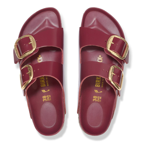 Women's Birkenstock Arizona Hammered Big Buckle - Zinfandel