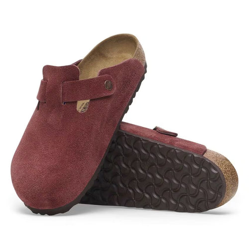 Women's Birkenstock Boston - Zinfandel Suede