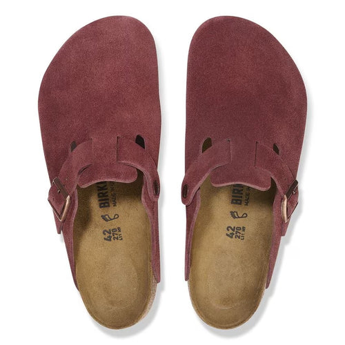 Women's Birkenstock Boston - Zinfandel Suede
