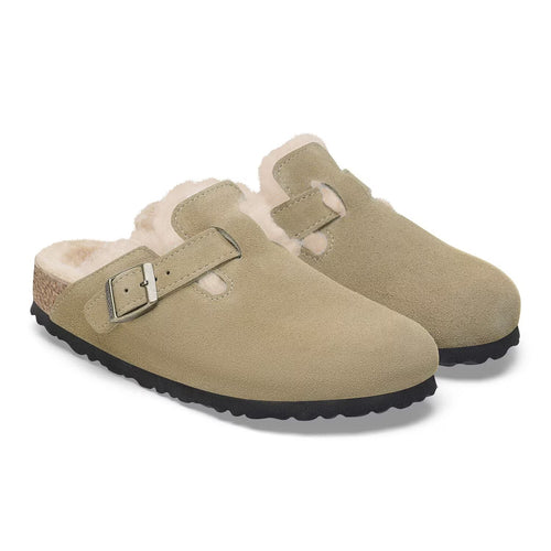 Women’s Birkenstock Boston Shearling – Taupe