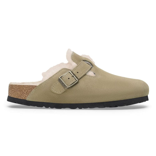 Women’s Birkenstock Boston Shearling – Taupe