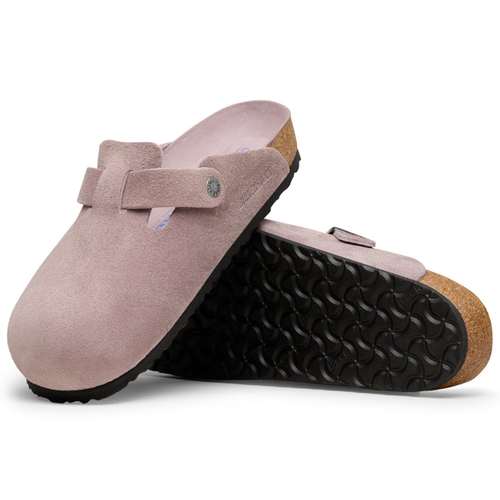 Women's Birkenstock Boston Soft Footbed – Faded Purple