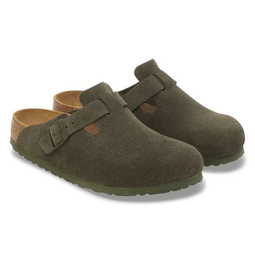 Women's Birkenstock Boston – Thyme Suede