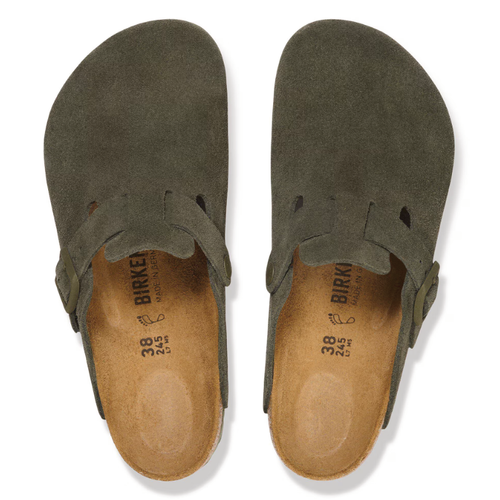 Women's Birkenstock Boston – Thyme Suede