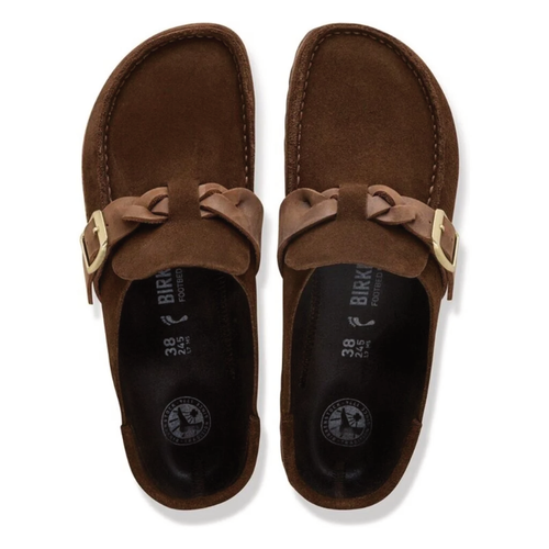 Women’s Birkenstock Buckley Braided – Carafe Suede