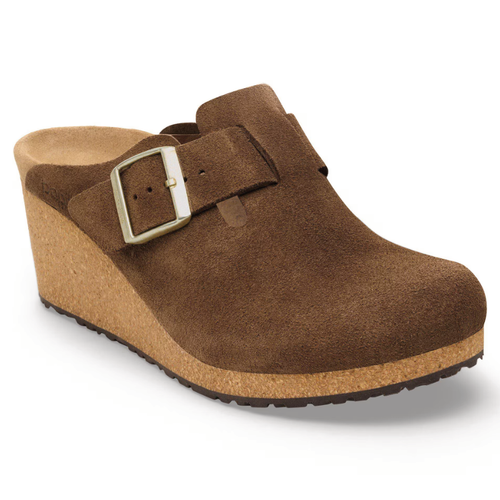 Women's Birkenstock Fanny - Dark Tea Suede