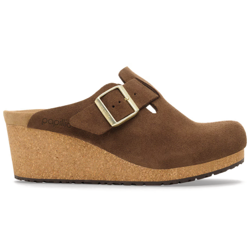 Women's Birkenstock Fanny - Dark Tea Suede