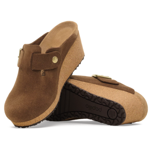 Women's Birkenstock Fanny - Dark Tea Suede
