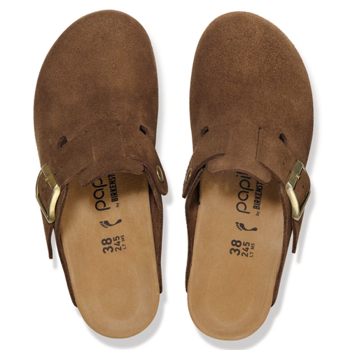 Women's Birkenstock Fanny - Dark Tea Suede