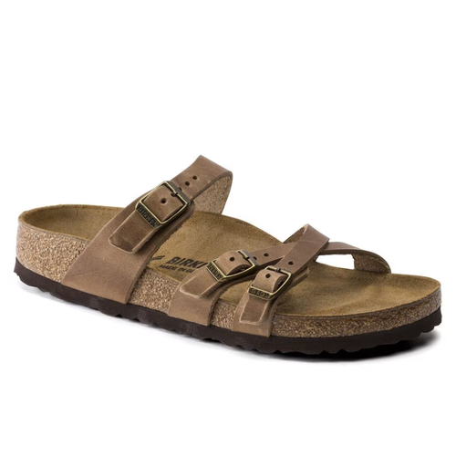 Women's Birkenstock Franca - Tobacco Oiled Leather