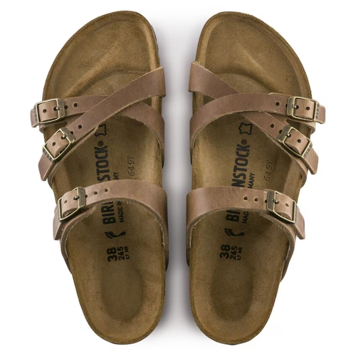 Women's Birkenstock Franca - Tobacco Oiled Leather