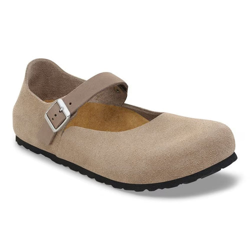 Women's Birkenstock Mantova - Taupe Suede
