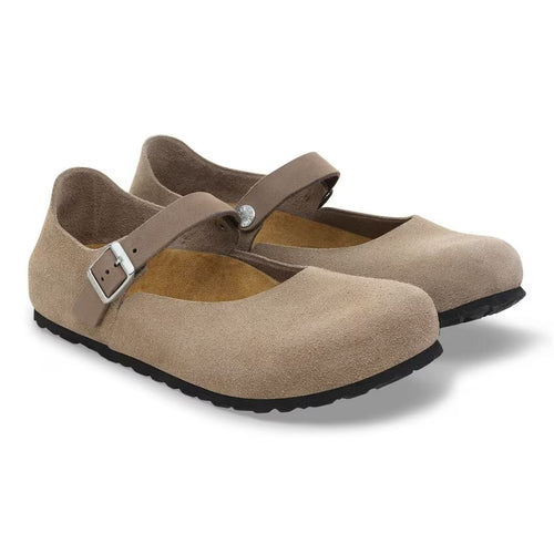 Women's Birkenstock Mantova - Taupe Suede