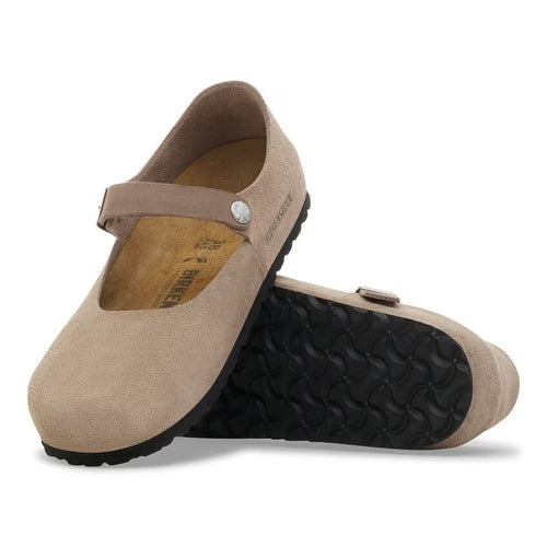 Women's Birkenstock Mantova - Taupe Suede