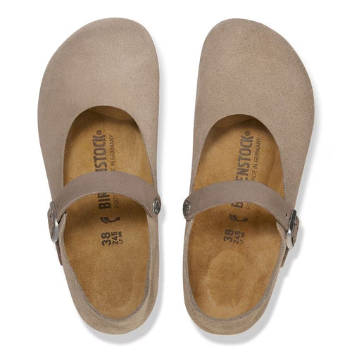 Women's Birkenstock Mantova - Taupe Suede