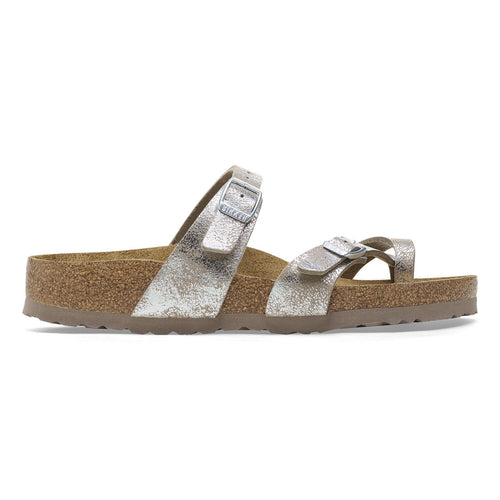 Women’s Birkenstock Mayari – Washed Taupe/Silver