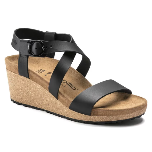 Women's Birkenstock Sibyl - Black Leather