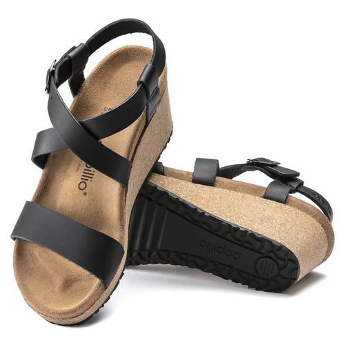 Women's Birkenstock Sibyl - Black Leather