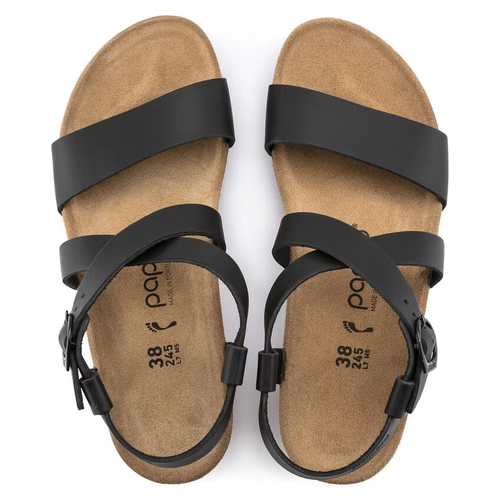 Women's Birkenstock Sibyl - Black Leather