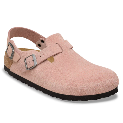 Women's Birkenstock Tokio - Pink Clay Suede