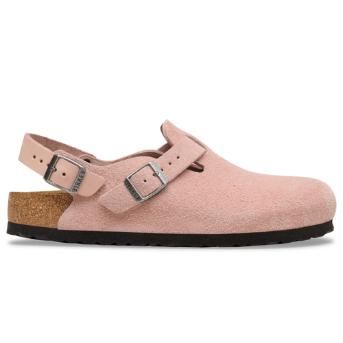 Women's Birkenstock Tokio - Pink Clay Suede