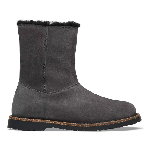 Women’s Birkenstock Uppsala Zip Shearling – Charcoal/Black