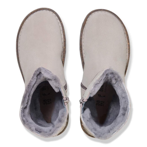 Women’s Birkenstock Uppsala Zip Shearling – Stone Coin Suede
