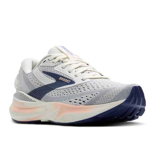 Women's Brooks Adrenaline GTS 24 - Grey/Blue Ribbon/Peach