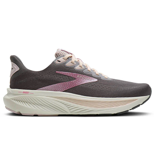 Women's Brooks Ghost 17 - Poppy Seed/Pink/Bluewash
