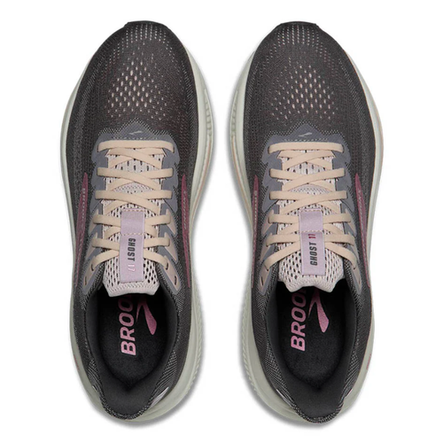 Women's Brooks Ghost 17 - Poppy Seed/Pink/Bluewash