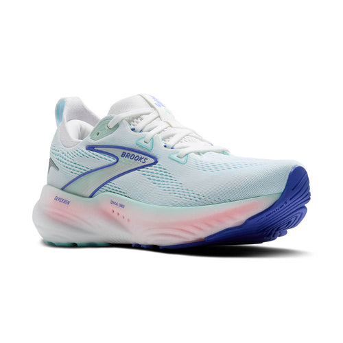 Women's Brooks Glycerin 22 - White/Limpet Shell/Amparo Blue