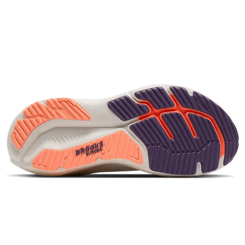 Women's Brooks Glycerin 23 - White/Mulled Grape/Clear